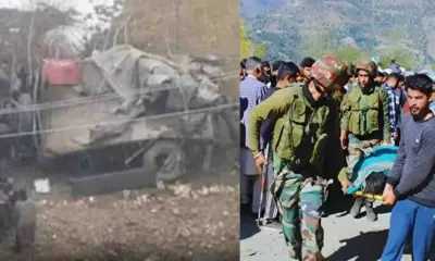 Jammu Kashmir army accident doda: 10 soldier jawan martyr today vehicle fell into ditch: