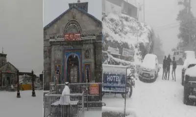 Uttarakhand snowfall today Rain on Basant Panchami, mussoorie Chakrata Uttarkashi snow fall 2026 breaking news