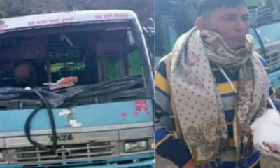 Uttarkashi school bus accident today: boulder fell yamunotri highway uttarakhand breaking news: