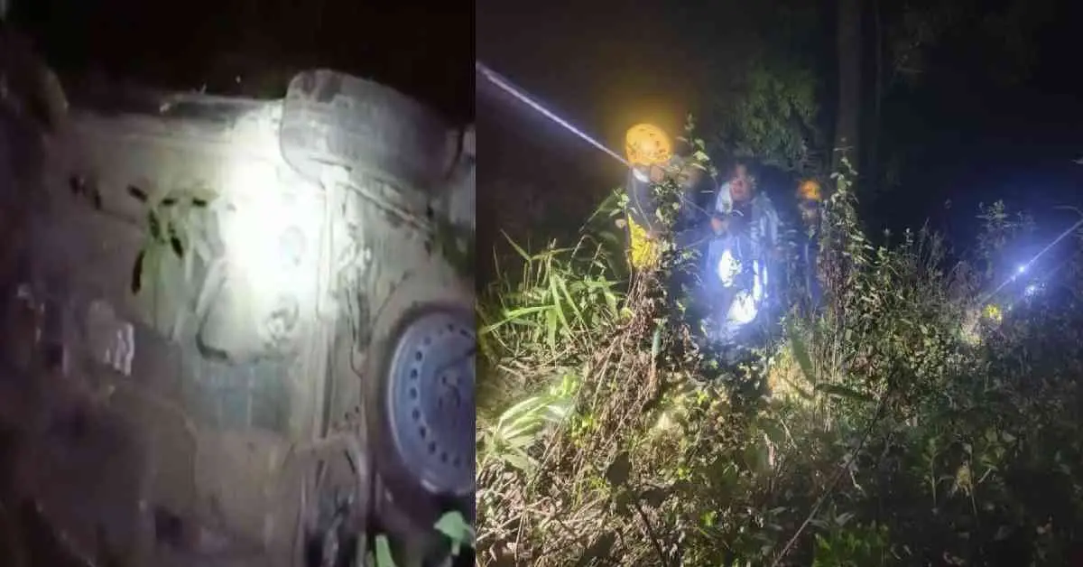 Champawat Road Accident today: car fell into ditch in sukhidhang tanakpur going munsiyari uttarakhand news today: