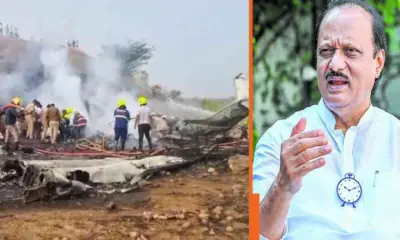 ajit pawar CM death maharashtra plane crash with 5 others in Baramati national politics breaking news today