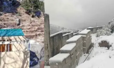 Chamoli News live: Snowstorm in Niti Valley roofs of many houses blown away uttarakhand breaking today.