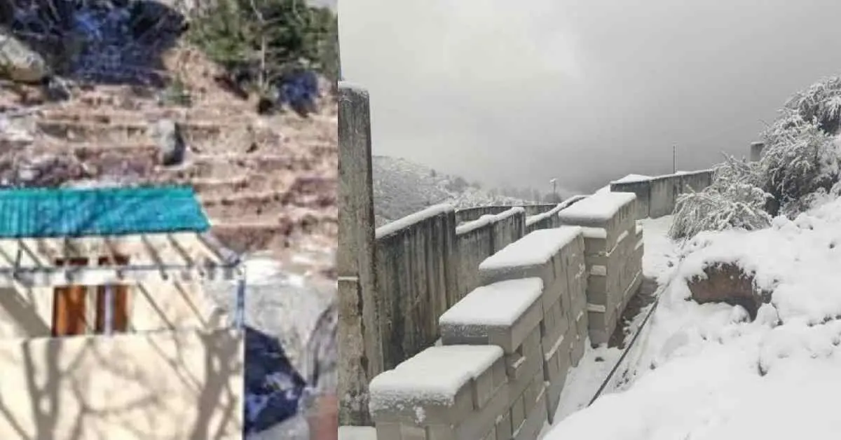 Chamoli News live: Snowstorm in Niti Valley roofs of many houses blown away uttarakhand breaking today.
