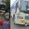 ramnagar roadways bus accident: 7 injured in haldwani depot nainital road uttarakhand today: