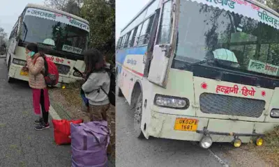 ramnagar roadways bus accident: 7 injured in haldwani depot nainital road uttarakhand today: