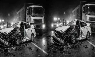 kashipur car Accident today 3 youth died on the spot delhi udham Singh Nagar road uttarakhand news