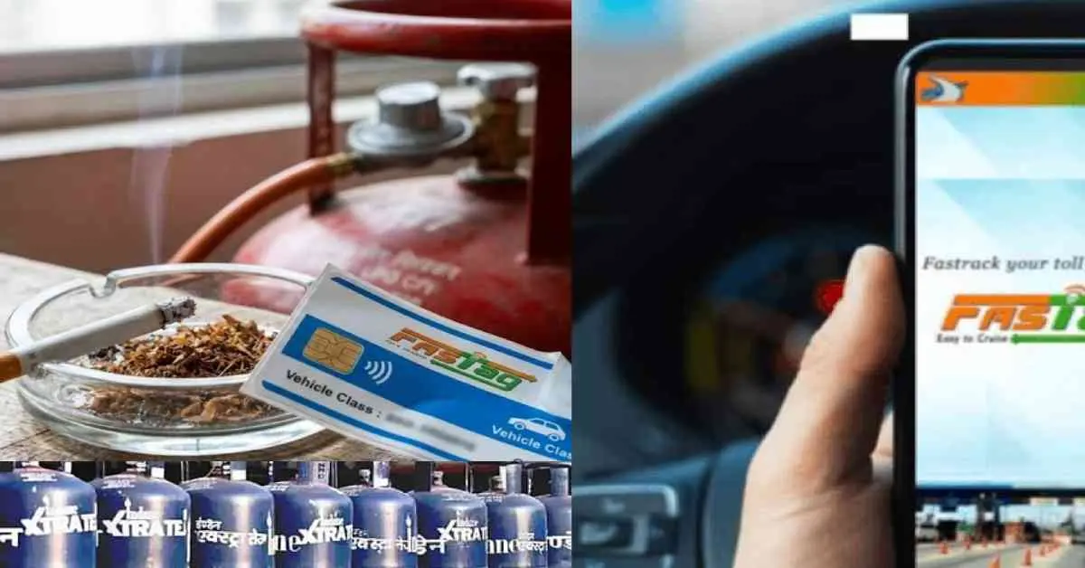 tobacco cigarette Lpg Cylinder price increase today from 1st feb budget 2026 latest news