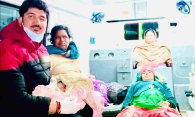 Almora news hindi: 108 pharmacist Bhaskar ensures safe delivery in ambulance