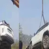 Uttarakhand roorkee car Accident today: fell into gangnahar 2 youth aman tyagi sachin dhiman died haridwar road news.