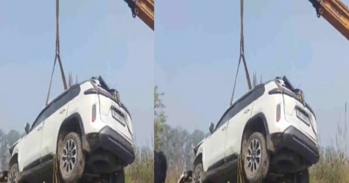 Uttarakhand roorkee car Accident today: fell into gangnahar 2 youth aman tyagi sachin dhiman died haridwar road news.