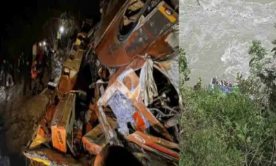 bus accident in nepal fell into trishuli river 18 died so far in pokhara kathmandu road DevBhoomi darshan breaking news today