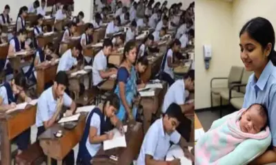 Board exam 2026 news: during paper pregnant girl birth child in school toilet madhya pradesh viral breaking update