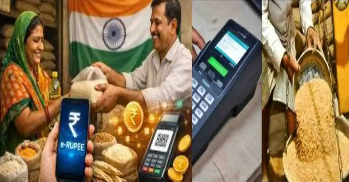 Ration news digital wallet: Now ration available from control through e-rupee, subsidy come digitally policy start latest update today