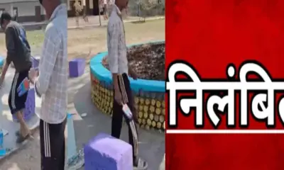 Uttarakhand dehradun school news today: head Master ajmat parveen suspended in student painting case premnagar.