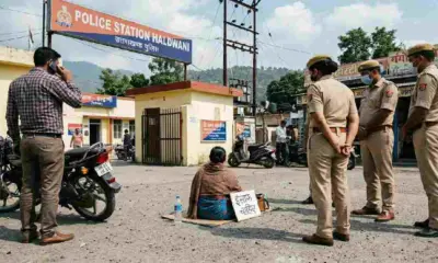 Uttarakhand Haldwani News Today: Husband was talking to his girlfriend, wife sat on dharna in the police station