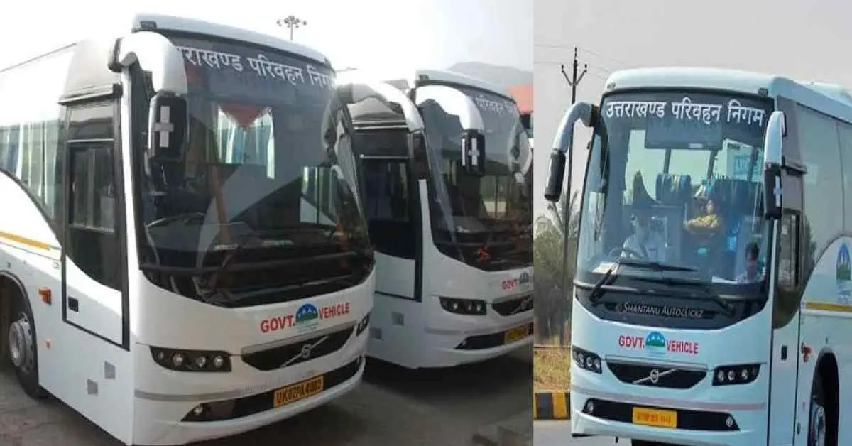 Uttarakhand roadways news today: 12 volvo buses service stoped in dehradun delhi route