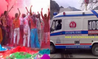 Uttarakhand Holi news today: Leave of 108 employees cancelled for Holi, ambulance to remain deployed latest update live