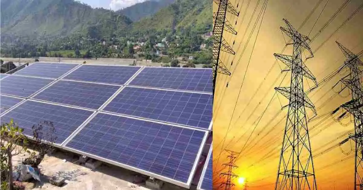 Uttarakhand solar news: surplus electricity now costs ₹2 breaking update today live update