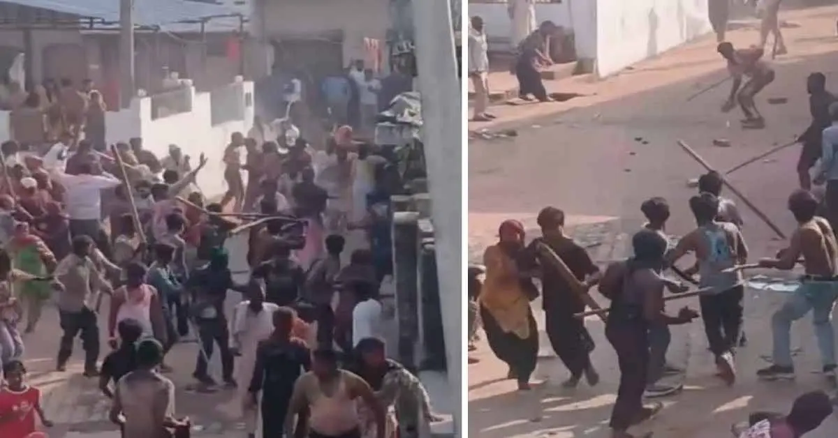 Uttarakhand Haridwar news today: Huge ruckus on Holi in Pathri police station area, two sides clashed with sticks.