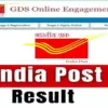 Uttarakhand India post GDS result 2026: merit list for dak sevak.