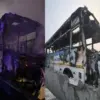 Uttarakhand roadways fire: in dehradun haridwar highway road accident 2 died today.