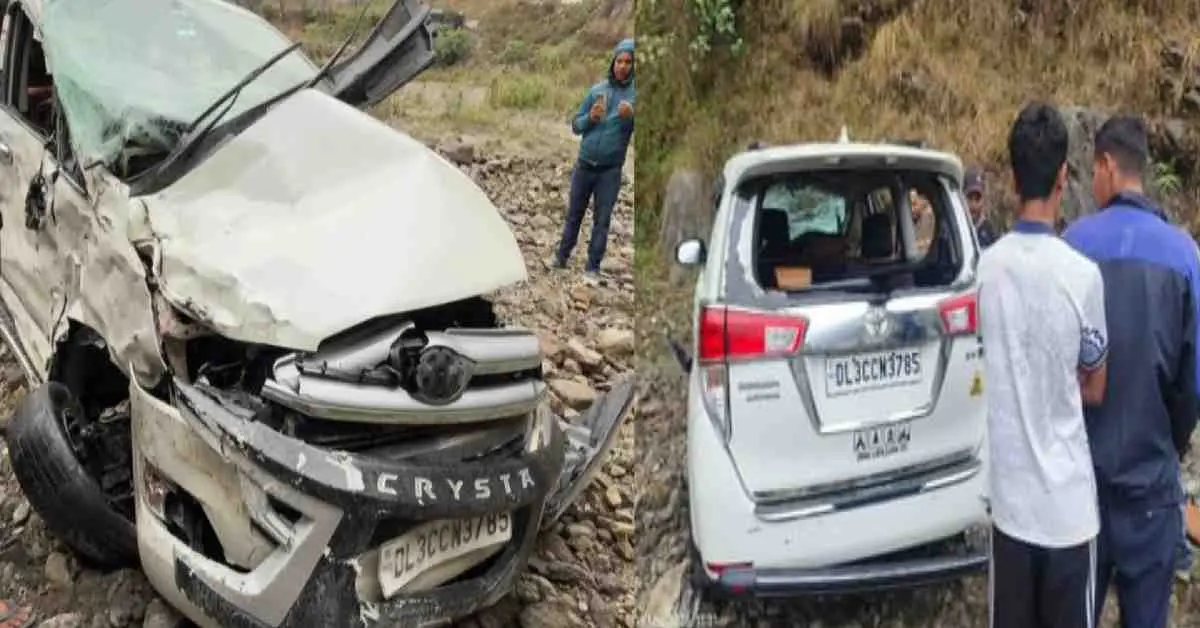 Uttarakhand Pithoragarh car Accident Laxman negi ankit Pandey aayush pant died in bangapani madkot road today.