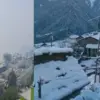 Uttarakhand weather news: Rain and snowfall bring back cold, mausam update.