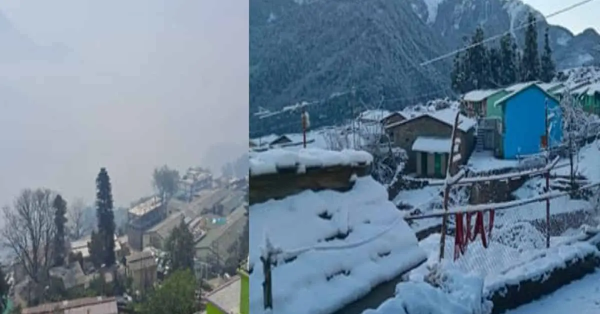 Uttarakhand weather news: Rain and snowfall bring back cold, mausam update.
