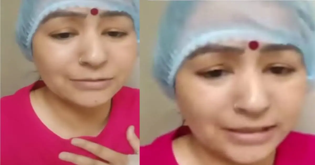Jyoti Adhikari vlogger news hospital bathroom video viral