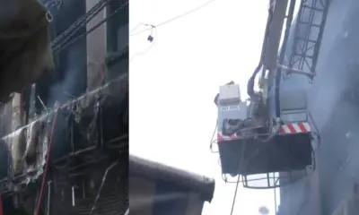 Palam fire news delhi: Fire breaks out in building, 7 died including 3 children so far, rescue continues