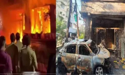 Indore car charging fire: breaks out at EV car charging station in Indore, cylinder bursts, 8 died of family