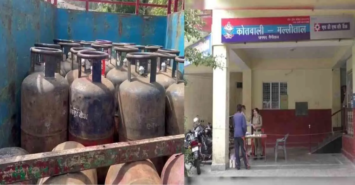 Nainital cylinder news today: Pickup loaded with comercial cylinders caught in Mangoli, driver absconding latest news today