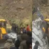 Pithoragarh landslide news today: Rock collapses Dharchula kailash route, driver Manish chuphal trapped under debris.