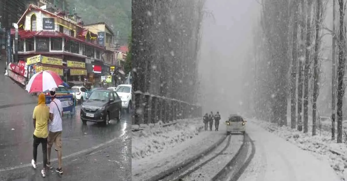 Uttarakhand weather live: mausam update rain snowfall alert forecast mid March 2026 today