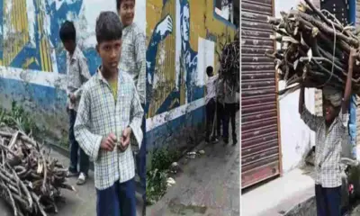 Haridwar news today: Headmistress suspended for making school children carry wood for mid-day meal