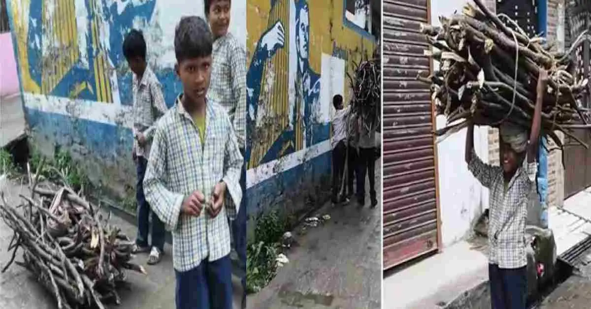 Haridwar news today: Headmistress suspended for making school children carry wood for mid-day meal