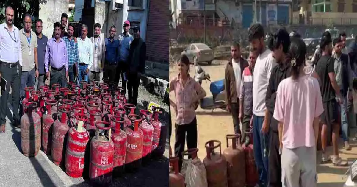 Uttarkashi news today: People returned disappointed after waiting in line for hours; they did not get gas cylinders