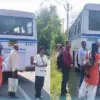 Ramnagar roadways bus accident: almora depot Steering failed, 30 passengers were on board driver saved life.