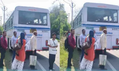Ramnagar roadways bus accident: almora depot Steering failed, 30 passengers were on board driver saved life.