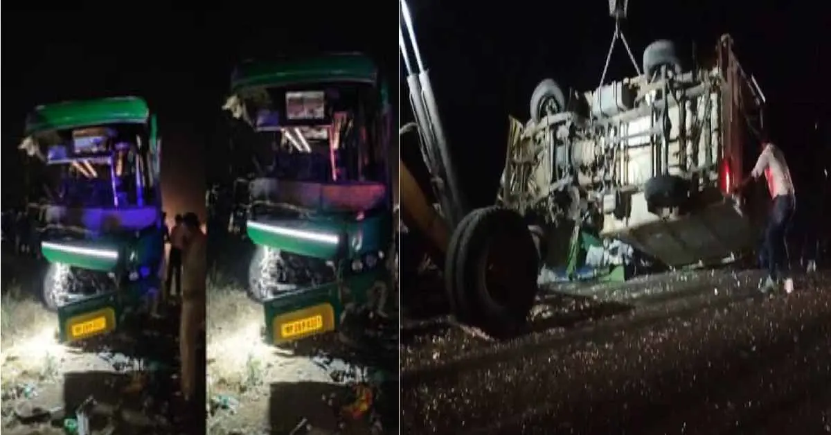 Chhindwara bus accident: Bus returning from CM's meeting overturns, 10 died in Chhindwara Madhya Pradesh: