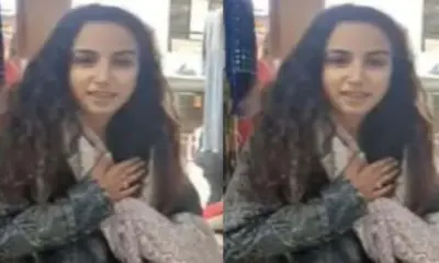 Almora public toilet issue News: Video of Israeli female tourist harassing toilet in market goes viral uttarakhand breaking
