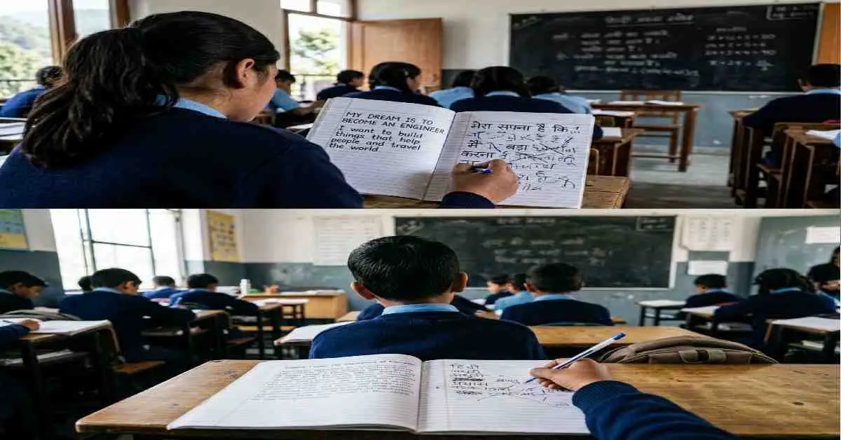 Dehradun news today: Hindi of 90% students in Doon is weak, children are not able to write even in Dehradun Uttrakhand live