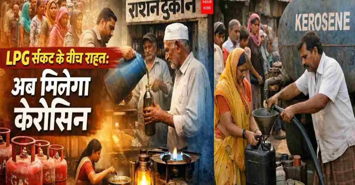 kerosene available at ration shops India: Kerosene will be available again under control, a big decision amid the gas crisis india breaking live update