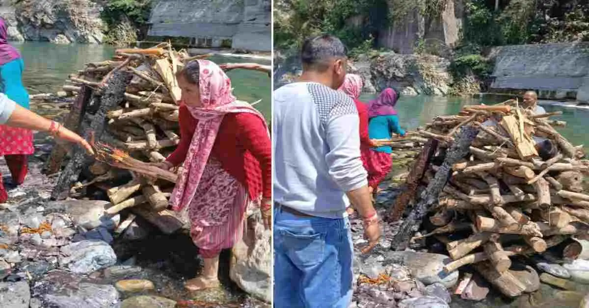 Pithoragarh news today: Nandan Singh Daughters shouldered their father's bier and performed the last rites in Berinag uttarakhand latest update
