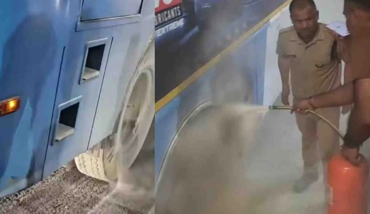 Uttarakhand Roadways Bus Fire almora to Delhi bus incident haldwani