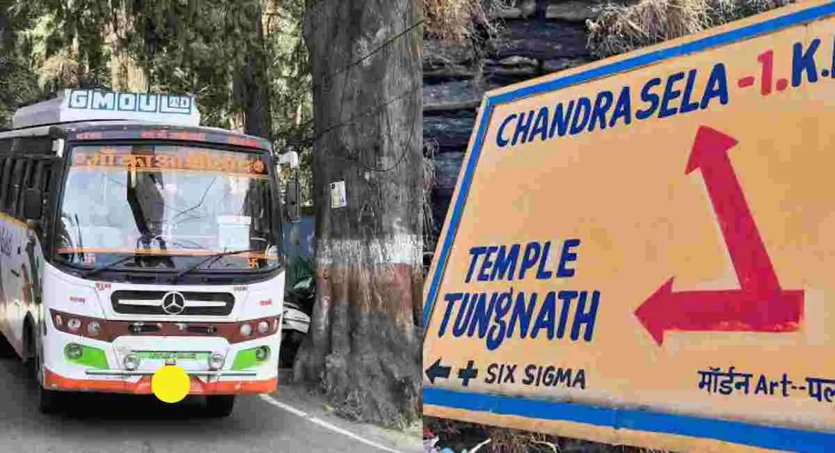 Chopta To Tungnath Bus Time table distance tourist places