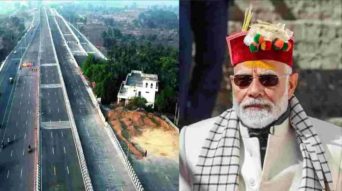 PM modi and CM Yogi Uttarakhand visit Delhi Dehradun Expressway inauguration Infrastructure development