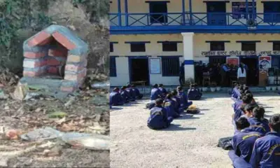 Bageshwar news today: A ghost temple has been built in a govt school GIC kausani uttarakhand live