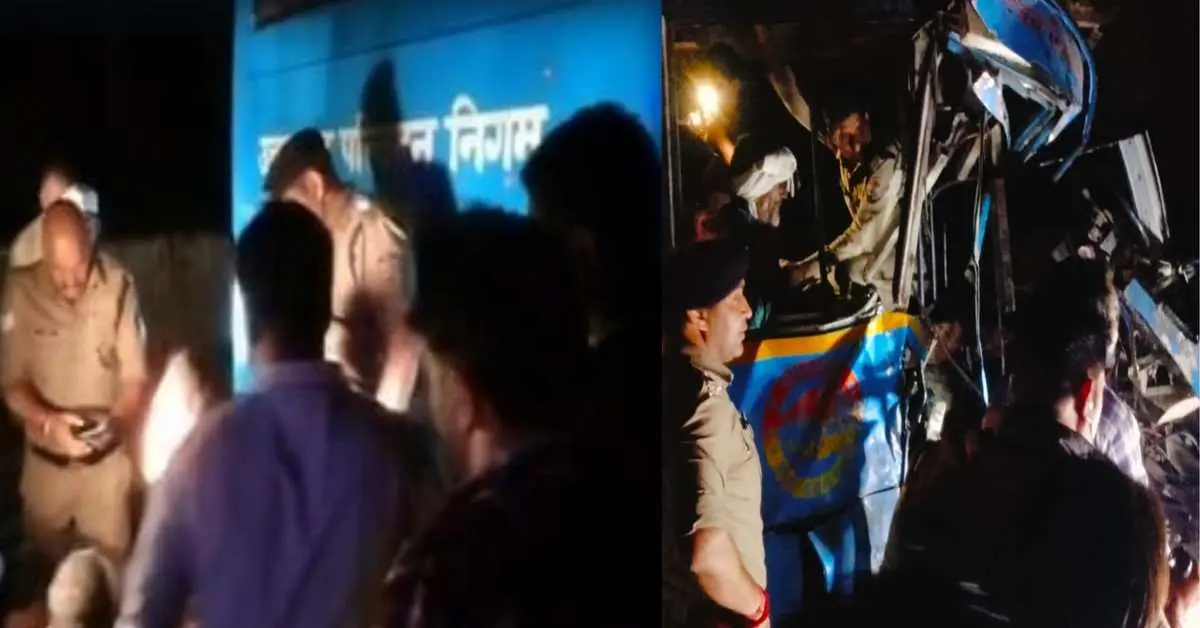 Haridwar marriage bus accident: Bus full of wedding guests crashes on Najibabad highway road today