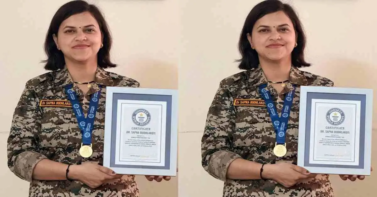 Dr. Sapna Budhlakoti Nainital AI created a world record OF Guinness Book in artificial intelligence uttarakhand medical news